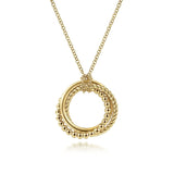 14K White Gold Necklace NK6531Y4JJJ