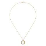 14K Yellow Gold, 14K White Gold Necklace NK6360M45JJ