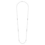 Sterling Silver (925) Necklace NK6547-36SVJJJ