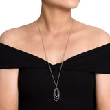 Sterling Silver (925) Necklace NK6549SVJJJ
