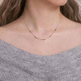 14K White Gold Necklace NK6559Y4JJJ