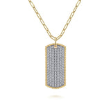 14K White Gold Necklace NK6843-32Y45JJ