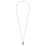 14K White Gold Necklace NK6843-32Y45JJ