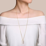 14K White Gold Necklace NK6843-32Y45JJ