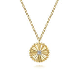 14K Yellow Gold, 14K White Gold Necklace NK6862M45JJ