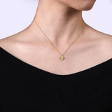 14K Yellow Gold, 14K White Gold Necklace NK6862M45JJ