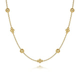 14K White Gold Necklace NK6903Y4JJJ
