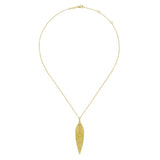 14K White Gold Necklace NK6764Y4JJJ