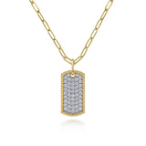 14K White Gold Necklace NK6842-18Y45JJ