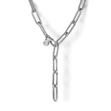 Sterling Silver (925) Necklace NK7111-20SVJJJ