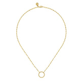 14K White Gold Necklace NK7131Y4JJJ