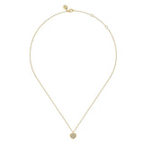 14K White Gold Necklace NK7440Y45JJ
