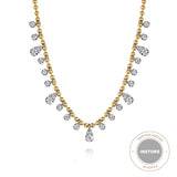 14K Yellow Gold, 14K White Gold Necklace NK7524M45JJ