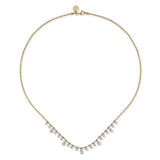 14K Yellow Gold, 14K White Gold Necklace NK7524M45JJ