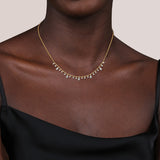 14K Yellow Gold, 14K White Gold Necklace NK7524M45JJ