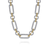 14K Yellow Gold, 14K White Gold Necklace NK7530M45JJ