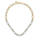 14K Yellow Gold, 14K White Gold Necklace NK7530M45JJ