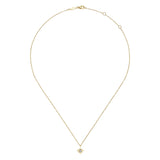 14K White Gold Necklace NK6484Y45JJ