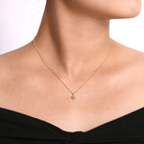 14K White Gold Necklace NK6484Y45JJ