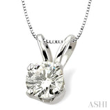 Diamond Solitaire Pendant