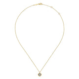 14K White Gold Necklace NK6617Y45JJ