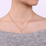 14K White Gold Necklace NK6617Y45JJ