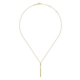 14K White Gold Necklace NK6864Y45JJ