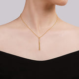 14K White Gold Necklace NK6864Y45JJ