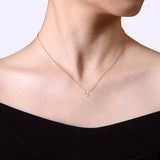 14K White Gold Necklace NK6928J-Y4JJJ