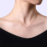14K White Gold Necklace NK6928K-Y4JJJ