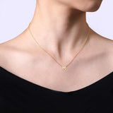 14K White Gold Necklace NK6928M-Y4JJJ