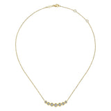 14K White Gold Necklace NK7001Y45JJ