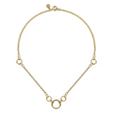 14K White Gold Necklace NK7360Y4JJJ