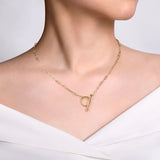 14K White Gold Necklace NK7036Y4JJJ