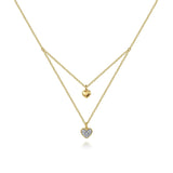 14K White Gold Necklace NK7049Y45JJ