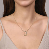 14K White Gold Necklace NK7151Y4JJJ