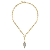14K Yellow Gold, 14K White Gold Necklace NK7556M45JJ