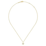 14K White Gold Necklace NK6868Y45JJ