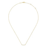 14K White Gold Necklace NK6419Y45JJ