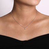 14K White Gold Necklace NK6422W45JJ