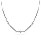 14K White Gold Necklace NK6954W45JJ