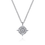 14K White Gold Necklace NK7208W45JJ