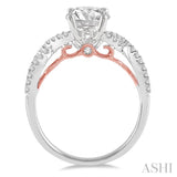 Semi-Mount Diamond Engagement Ring