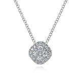 14K White Gold Necklace NK3798W45JJ