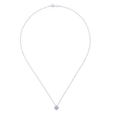 14K White Gold Necklace NK3798W45JJ