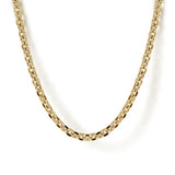 14K White Gold Necklace NKM7009-22Y4JJJ