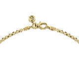 14K White Gold Necklace NKM7009-22Y4JJJ