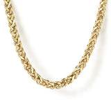 14K White Gold Necklace NKM7011-22Y4JJJ