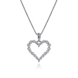 14K White Gold Necklace NK1844W45JJ