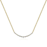 14K White Gold Necklace NK4942Y45JJ